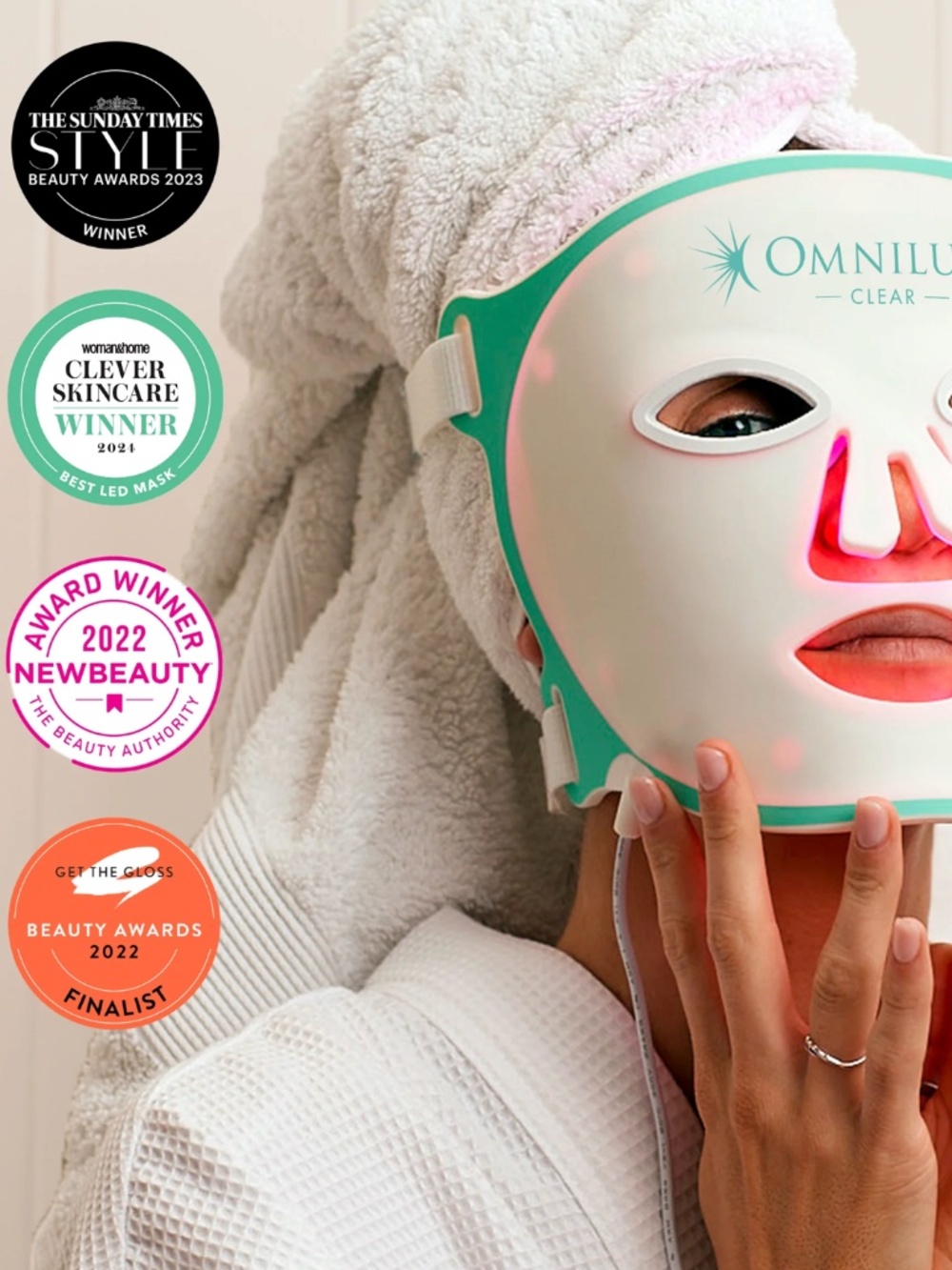 Brand new Omnilux Clear light therapy mask